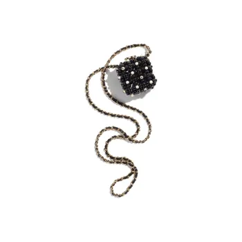 CHANEL Glass Beads Evening Bag, Crossbody Bag, Shoulder Bag Mini Women's