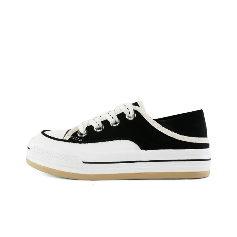 Warrior Low Top Skateboard Shoes Women's Black Rice-0