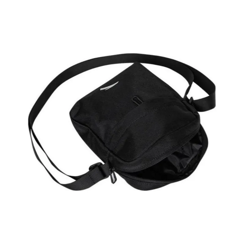 Anta Fabric Shoulder Bag, Crossbody Bag Regular Unisex Black-3
