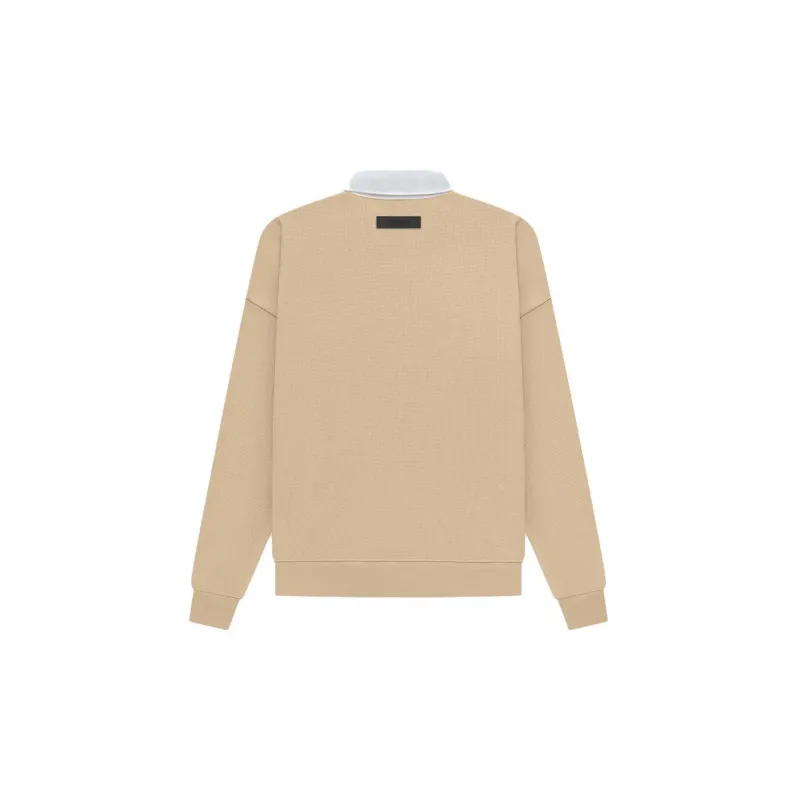 Fear of God Essentials Waffle Henley Rugby - POIZON 