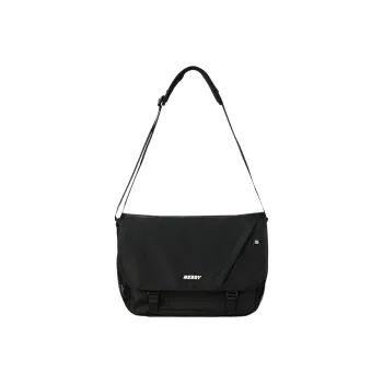 NERDY Polyester Messenger Bag, Shoulder Bag, Crossbody Bag Regular Unisex Black