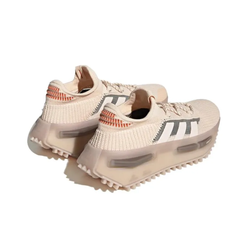 Adidas Nmd S1 Wonder Taupe Bliss Orange-2
