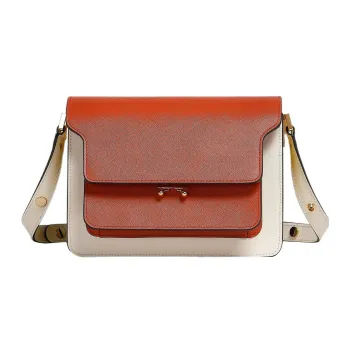 MARNI Open Flap Shoulder Bag