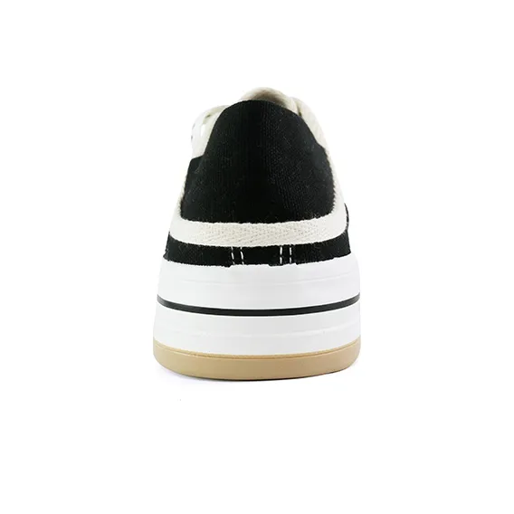 Warrior Low Top Skateboard Shoes Women's Black Rice-2