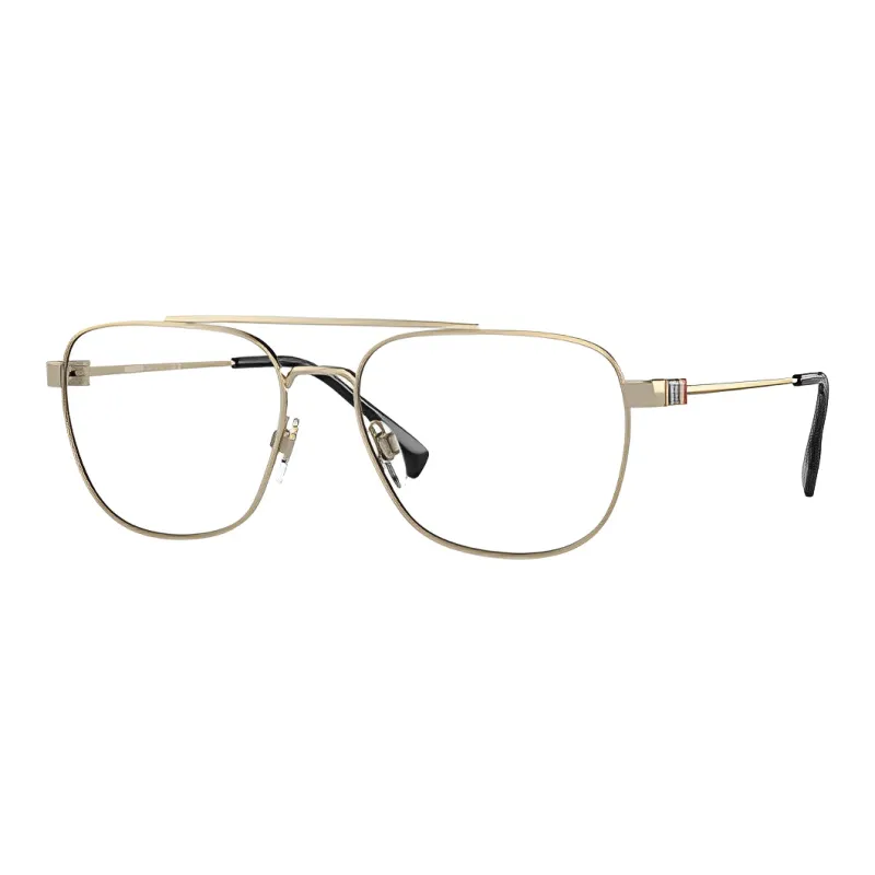 Burberry Metal Irregular Shape Eyeglass Frames Unisex-3
