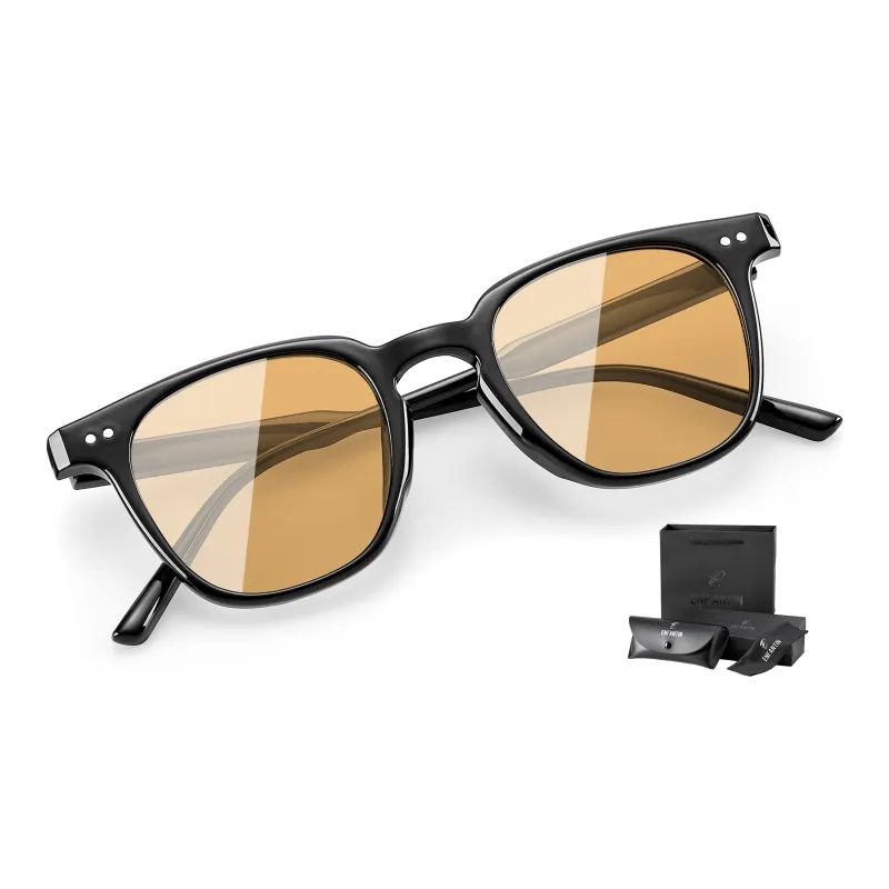 ENFANTIN Round Sunglasses Unisex Black-0