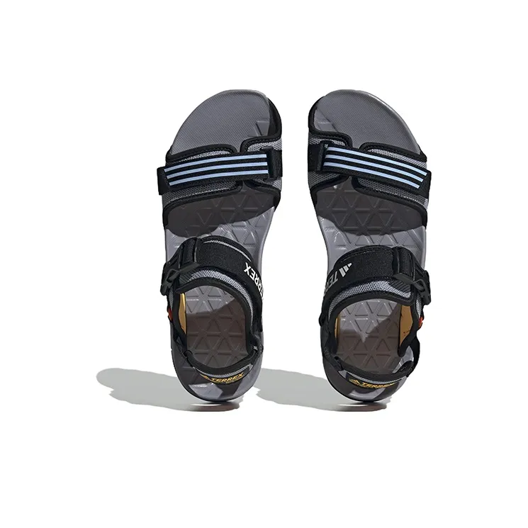 Adidas Terrex Cyprex Ultra Dlx Sandals Blue Dawn Solar Gold-4
