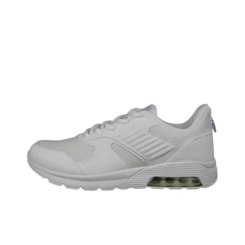 Anta Anti Slip And Wear Resistant Breathable Low Top Running Shoes Men's White-0