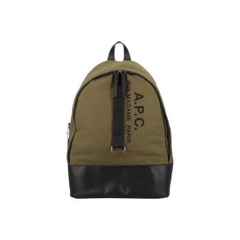 A.P.C Cotton Backpack Men's Khaki