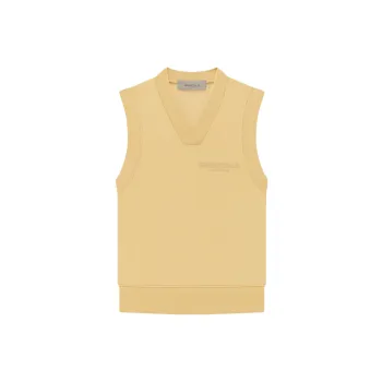 Fear Of God Essentials Pullover V Neck Vest 'Light Tuscan'