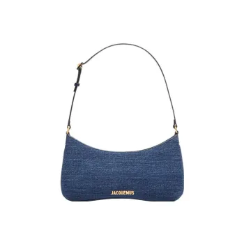 Jacquemus Denim Shoulder Bag Women's Denim Blue