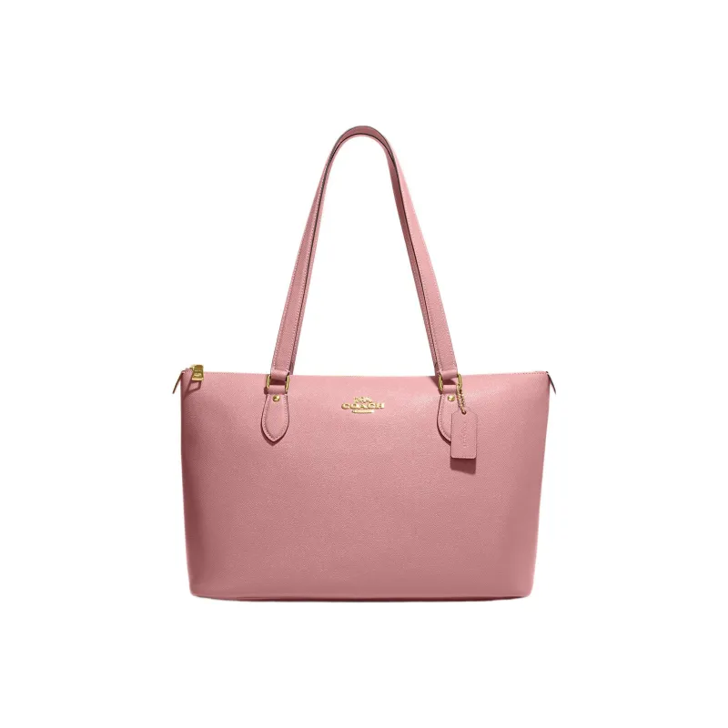 COACH Gallery Leather Tote Bag Shopping Bag Shoulder Bag Handbag Large Size Women's Cherry Blossom Pink-0