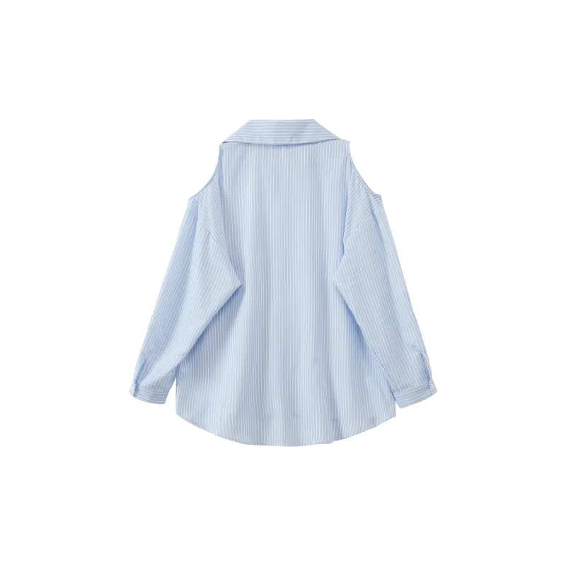 Adeworn Shirts Women's Blue-1