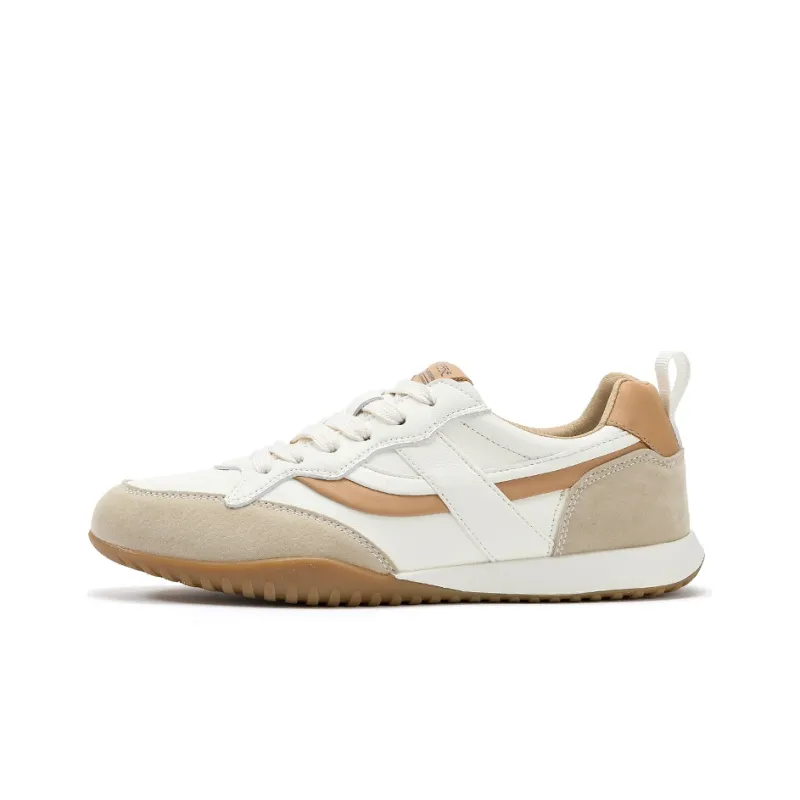 FLOSSIE Casual Shoes Women's Low Top Apricot/Blue Red-0
