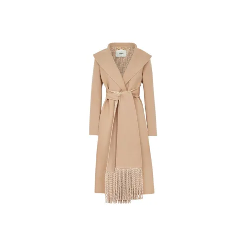 FENDI Coats Women's Khaki