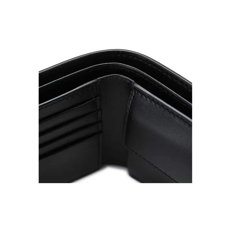 SAINT LAURENT East West Bifold Wallet Black-3