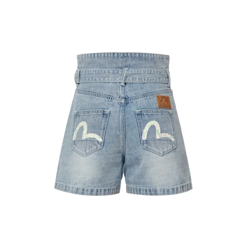 EVISU Denim Shorts Women's Denim Blue-1