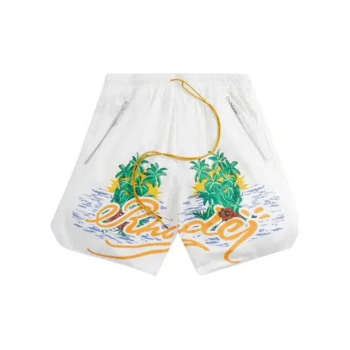 RHUDE Beach Shorts Unisex White