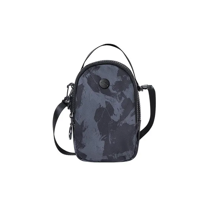 Anta Variety Training Collection Polyamide Handbag Shoulder Bag Crossbody Bag Cell Phone Pouch Unisex Basic Black-0