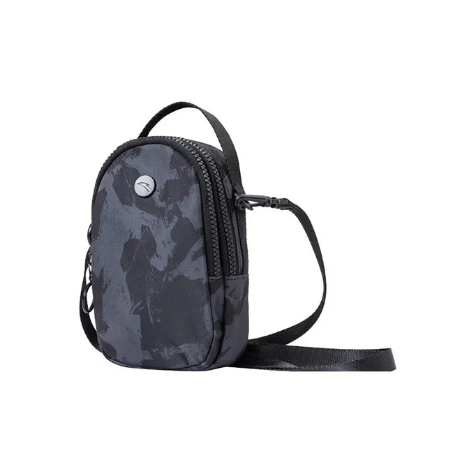 Anta Variety Training Collection Polyamide Handbag Shoulder Bag Crossbody Bag Cell Phone Pouch Unisex Basic Black-1