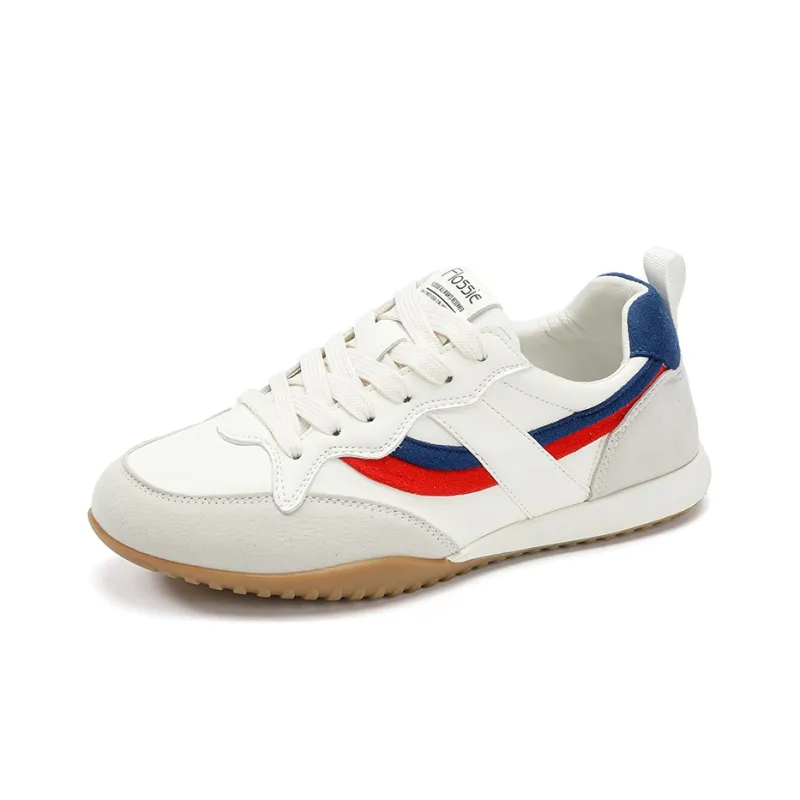 FLOSSIE Casual Shoes Women's Low Top Apricot/Blue Red-8