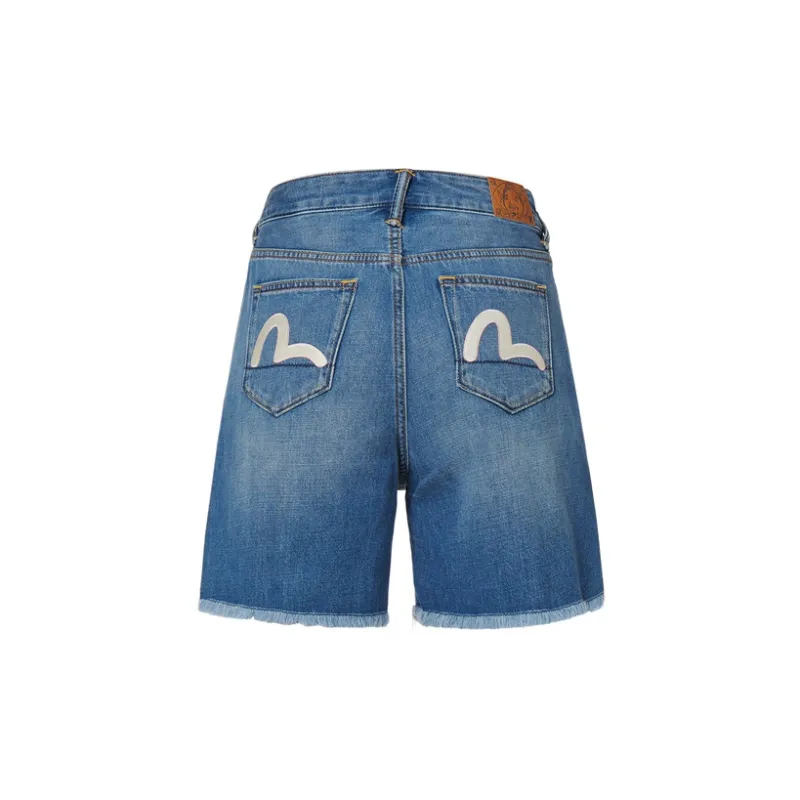 EVISU Denim Shorts Women's Denim Blue-1