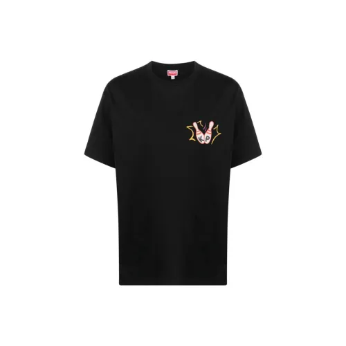 KENZO BOWLING T-Shirts Men Black