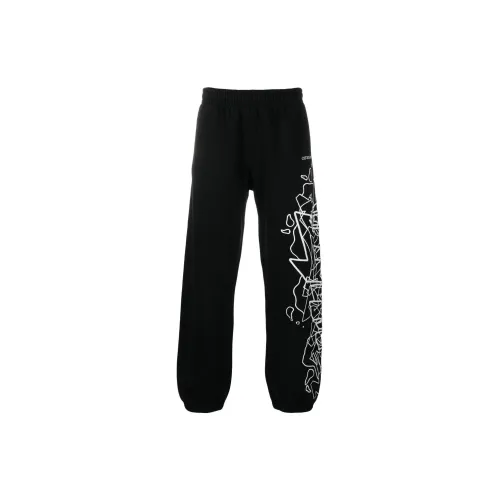 OFF-WHITE Knitted Sweatpants Men Black