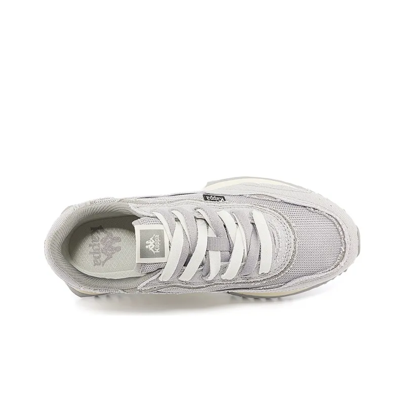 Kappa Anti Slip Wear Resistant Low Top Casual Running Shoes Unisex Gray-3
