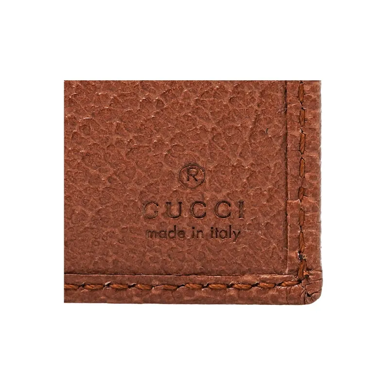 GUCCI NY Yankees New York Yankees Canvas With Leather Canvas Bag Wallet Unisex Brown-3