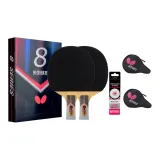 (Double Racket Set) Penhold Grip+Penhold Grip