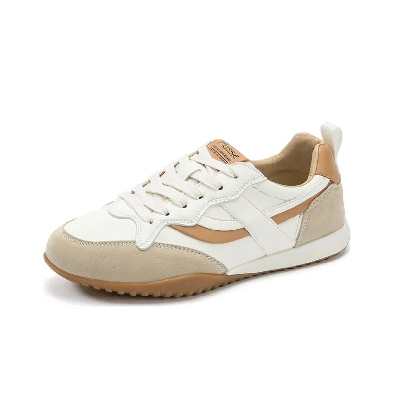 FLOSSIE Casual Shoes Women's Low Top Apricot/Blue Red-2