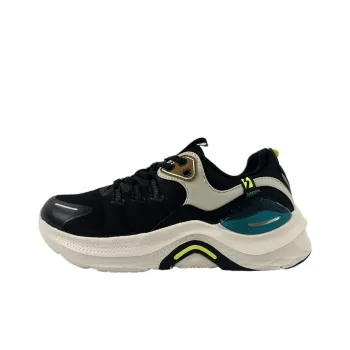 361° Low Top Running Shoes Men's Black White