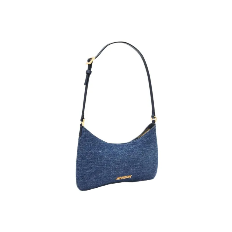 Jacquemus Denim Shoulder Bag Women's Denim Blue-2