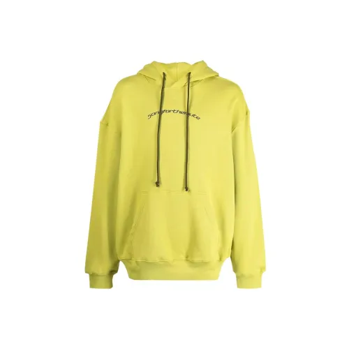 SONG FOR THE MUTE Sweatshirts Men Yellow Green