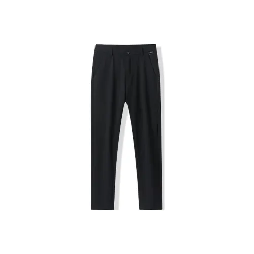 HALEBOSS Casual Pants Men Black