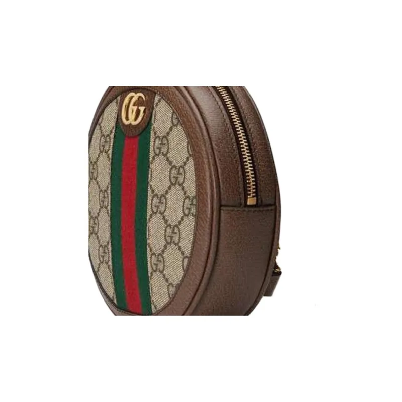 GUCCI Ophidia Cow Leather Backpack Mini Women's Brown-2