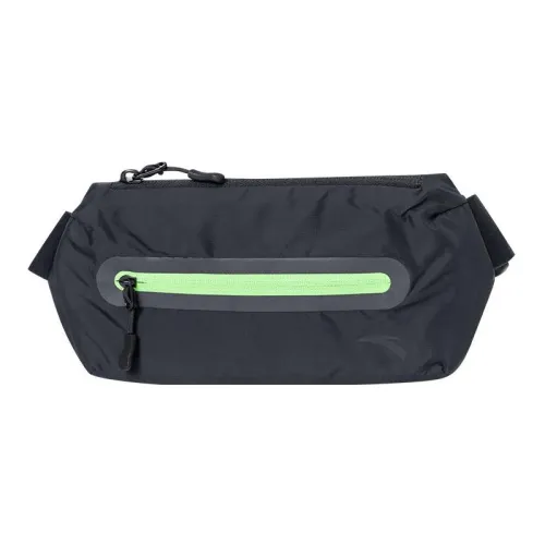 Anta Fabric Cell Phone Pouch Fanny Pack Regular Unisex Black