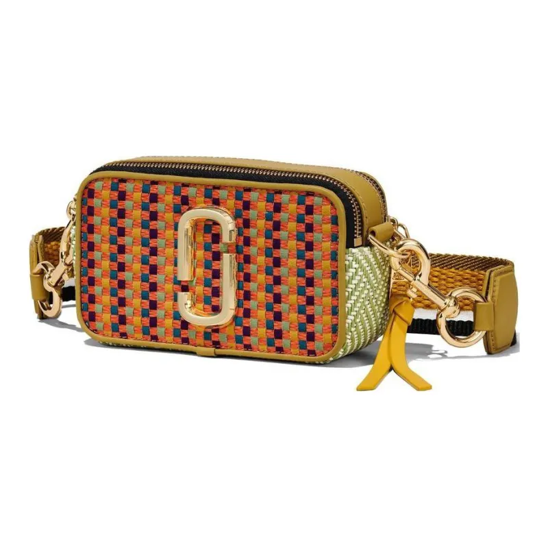 MARC JACOBS Snapshot Cotton Shoulder Bag Crossbody Bag Small Size Women's Multicolor-1