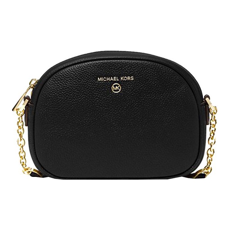 ☆Michael Kors☆ Jet Set Charm フォン クロスボディ BLACK♪ Jet Set Charm Medium Leather and Logo Crossbody Bag
