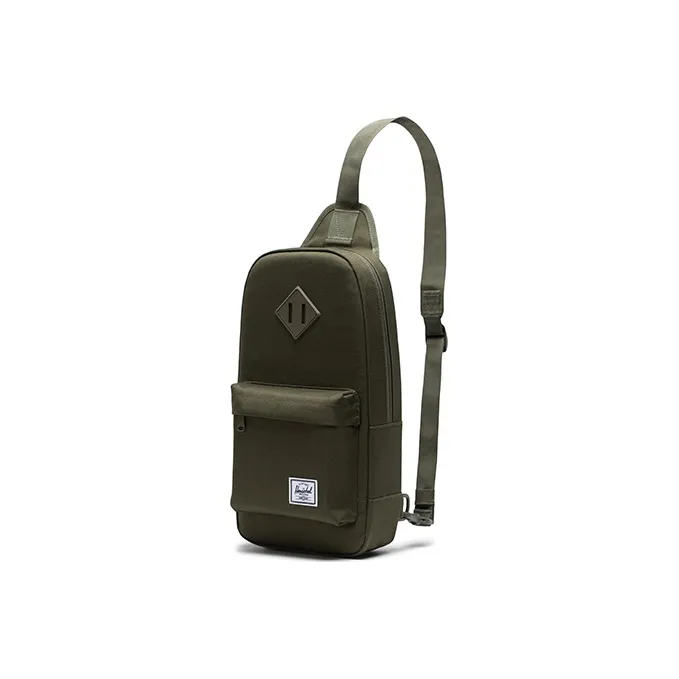 Herschel Polyester Cell Phone Pouch Sling Bag Crossbody Bag Regular Unisex Evergreen Ivy Green-1