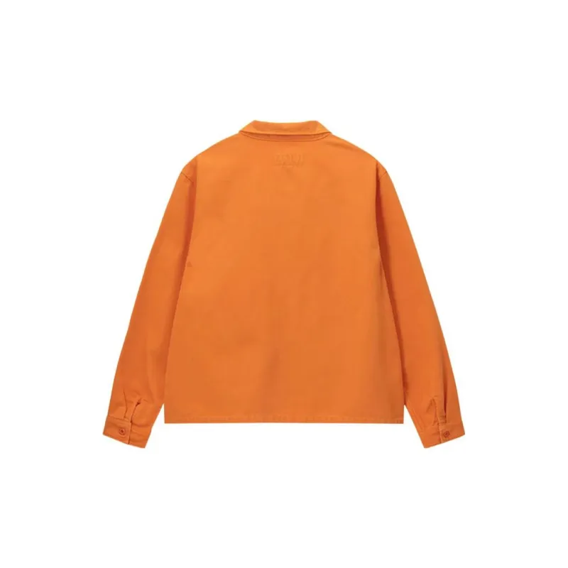 Stussy Washed Canvas Zip Shirt-1