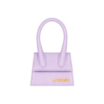 Jacquemus Cow Leather Shoulder Bag Crossbody Bag Handbag Mini Women's Purple