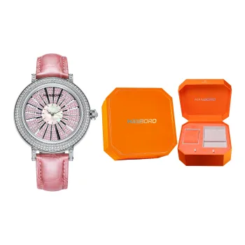 HANBORO Automatic Mechanical Movement Watch Women's Watch Pink Watch Dial HBR8892 BF