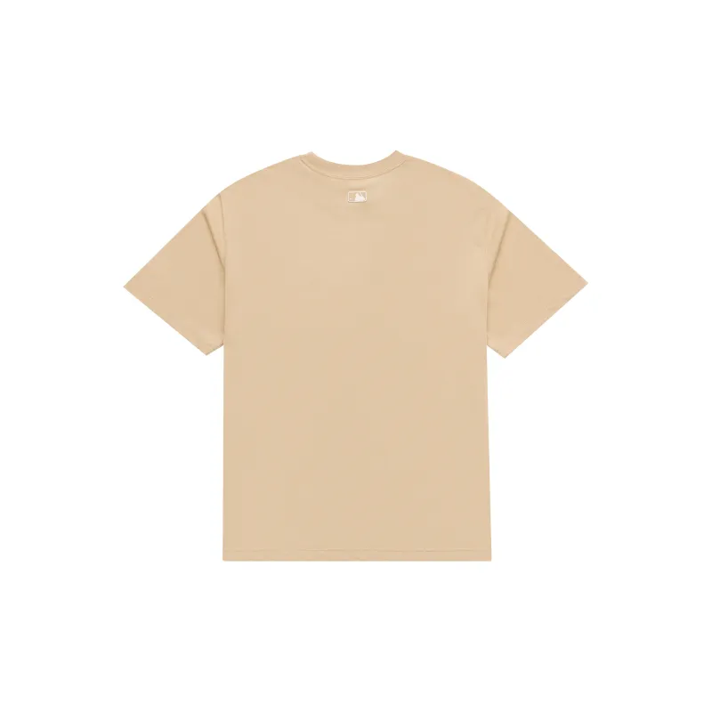 MLB Set in Sleeve T Shirt Unisex Sandy Brown-1