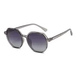 Transparent Gray Frame with Gradient Gray Lens (TY0035-3)