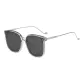 Transparent Black Frame with Black Gray Lens (TY0031-1)