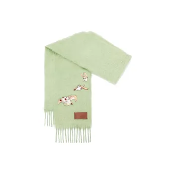 LOEWE X Howls Heen Scarf In Mohair And Wool Blend