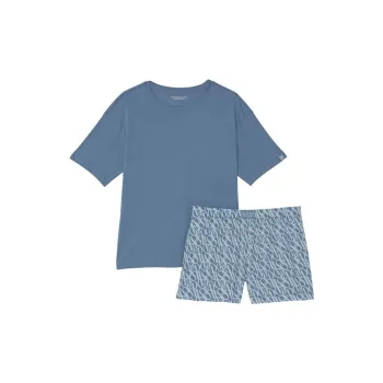 Victoria's Secret Cotton Short Tee-Jama Set Pajama Set Women's Denim Blue