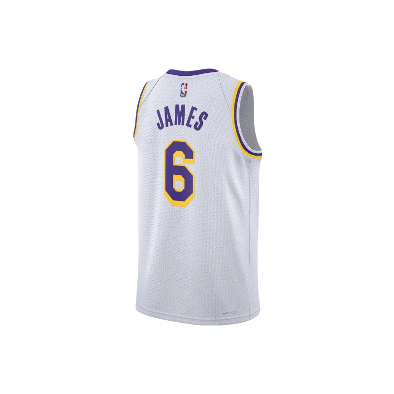 Nike Los Angeles Lakers Association Edition 2022/23 Men's Nike Dri FIT Nba Swingman Jersey-1